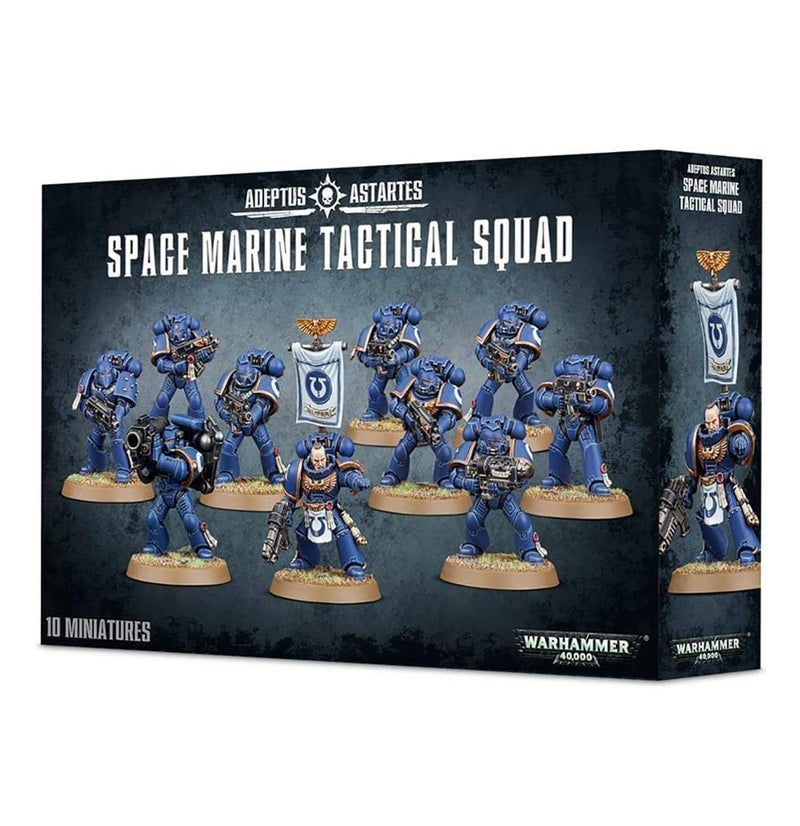 Games Workshop 99120101216" Warhammer 40K Space Marine Tactical Squad Game,5 years to 99 years - Image 1